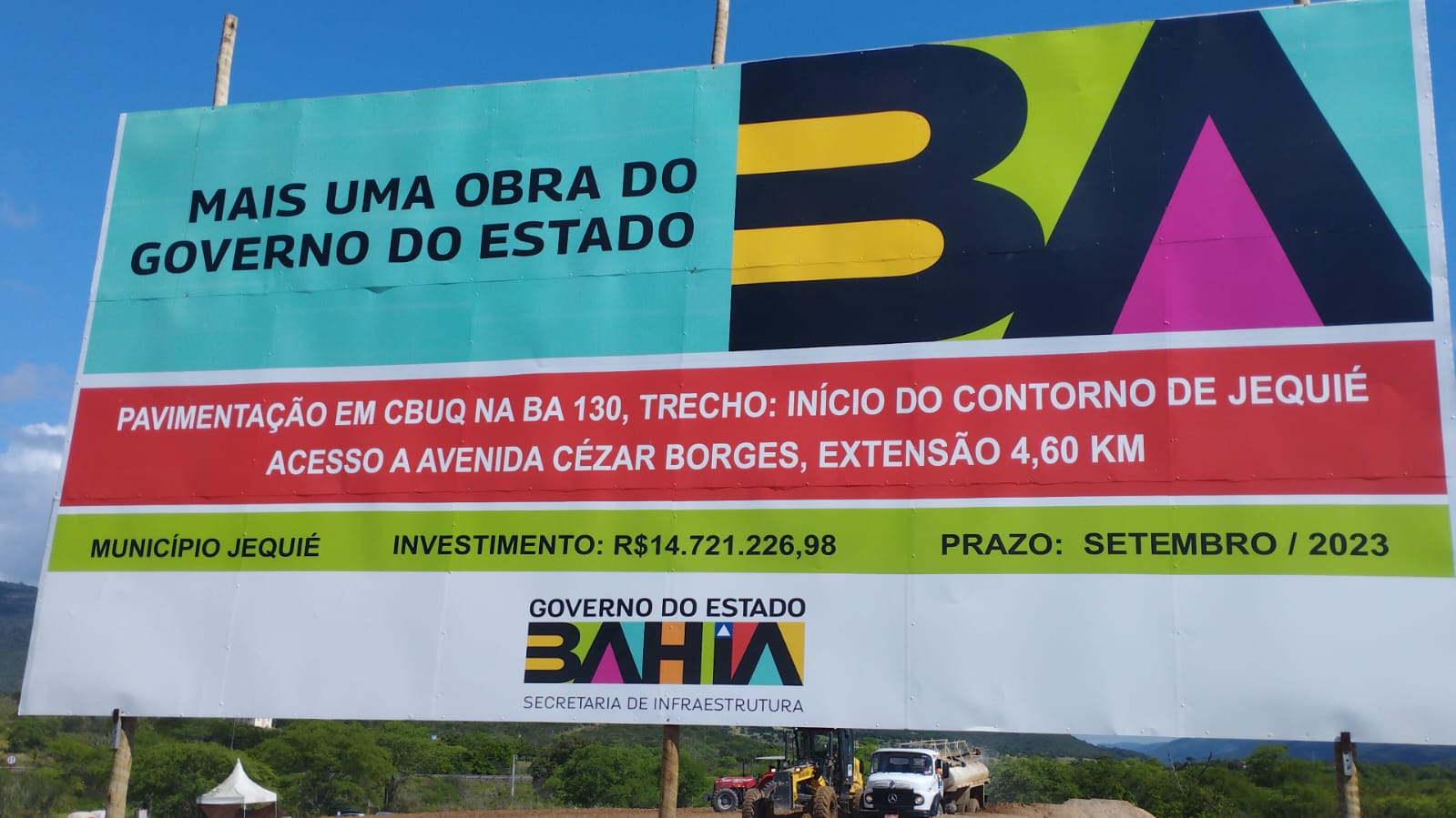 Obra inacabada do Governo do Estado coloca em risco a vida dos usuário do anel viário de Jequié Obra inacabada do Governo do Estado coloca em risco a vida dos usuário do anel viário de Jequié