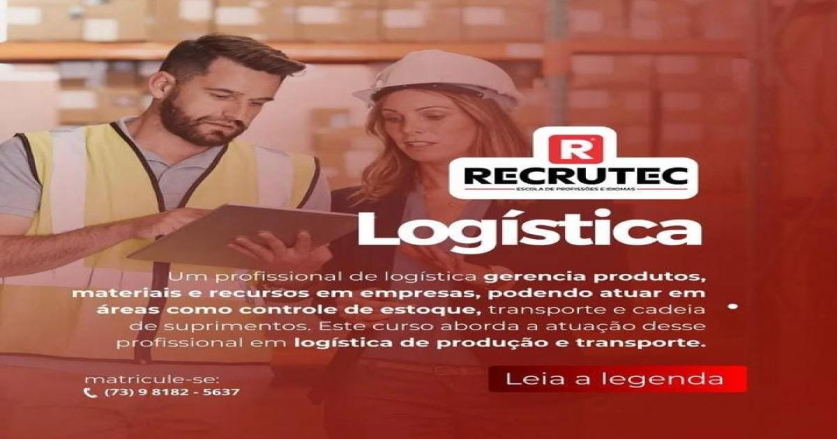 Transforme sua carreira com o curso de logística na Recrutec!