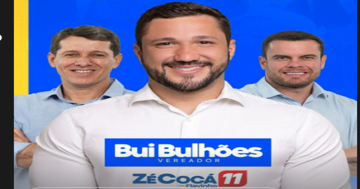 Agenda de campanha l Bui Bulhões convida a todos para reunião de campanha no JTC nesta segunda-feira