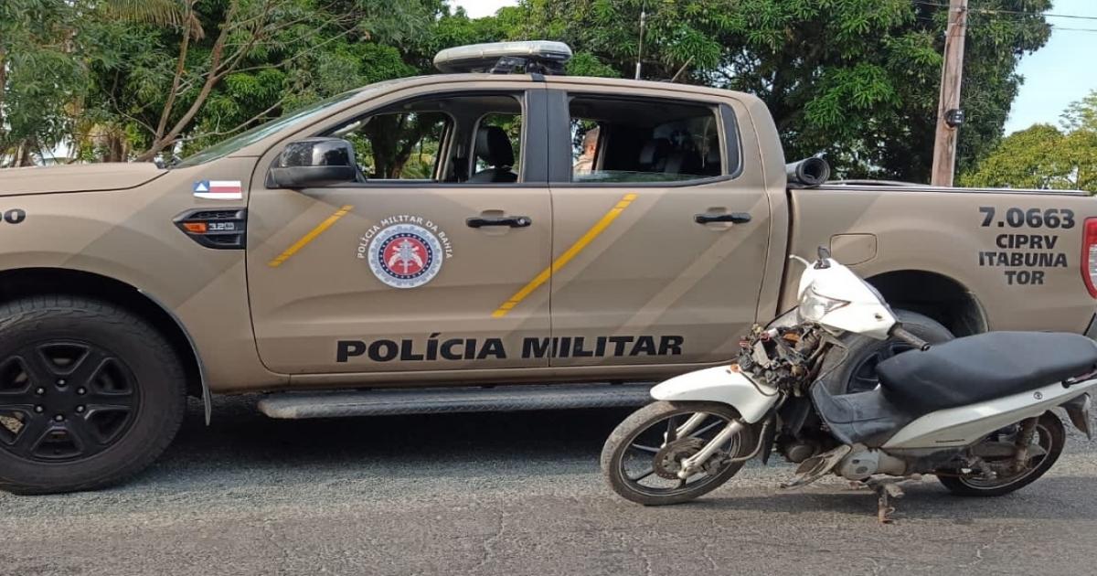 PRE recupera moto roubada na BA 001