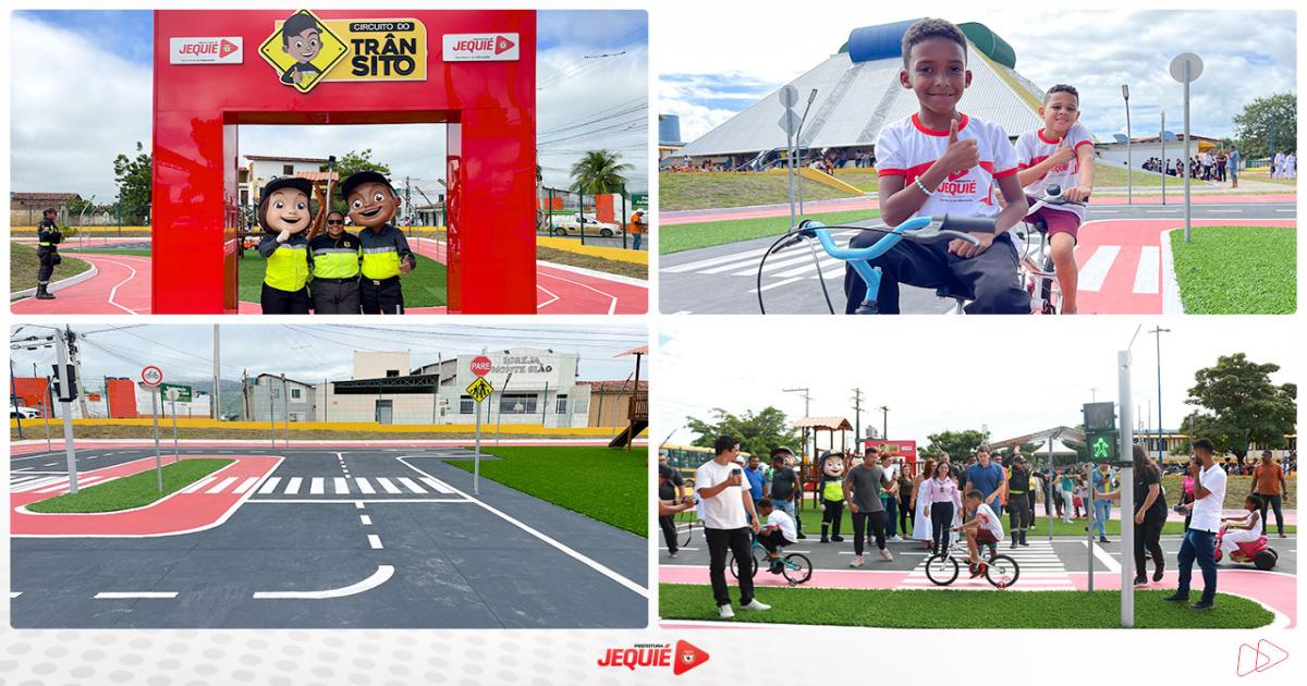 Prefeitura de Jequié inaugura primeiro Circuito do Trânsito para estudantes das escolas municipais