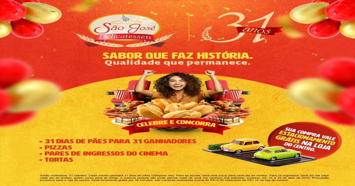 31 ANOS DO GRUPO SÃO JOSÉ