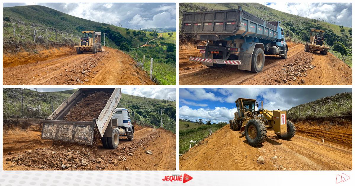 Após período chuvoso, Prefeitura de Jequié intensifica recuperação e manutenção de estradas vicinais
