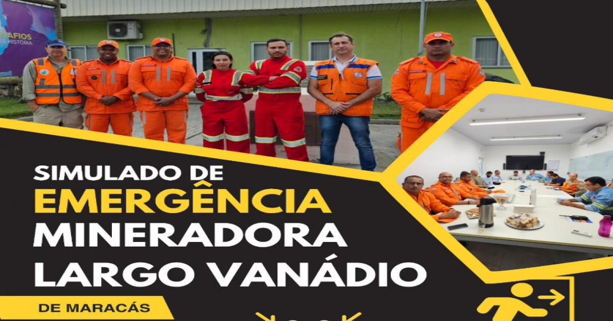 Simulado de Emergência - Mineradora Largo Vanádio