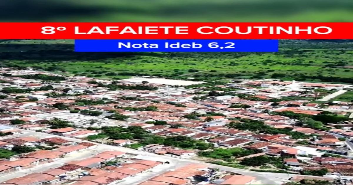 Lafaiete Coutinho está entre as 10 cidades com melhor índice de educação da Bahia