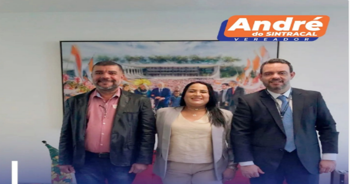 Vereador eleito, André do SINTRACAL, foi a Brasília buscar apoio para fortalecer direitos dos trabalhadores em Jequié