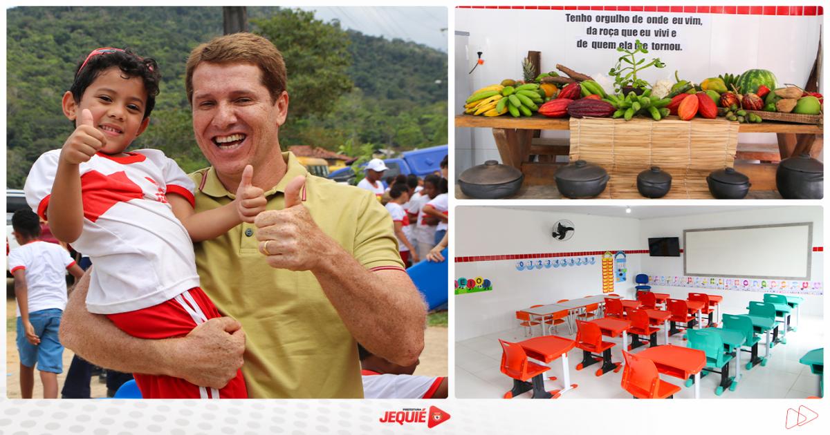 Prefeitura de Jequié entrega reforma e ampliação da Escola Municipal Argemiro Cardoso no povoado da Marcela em Florestal