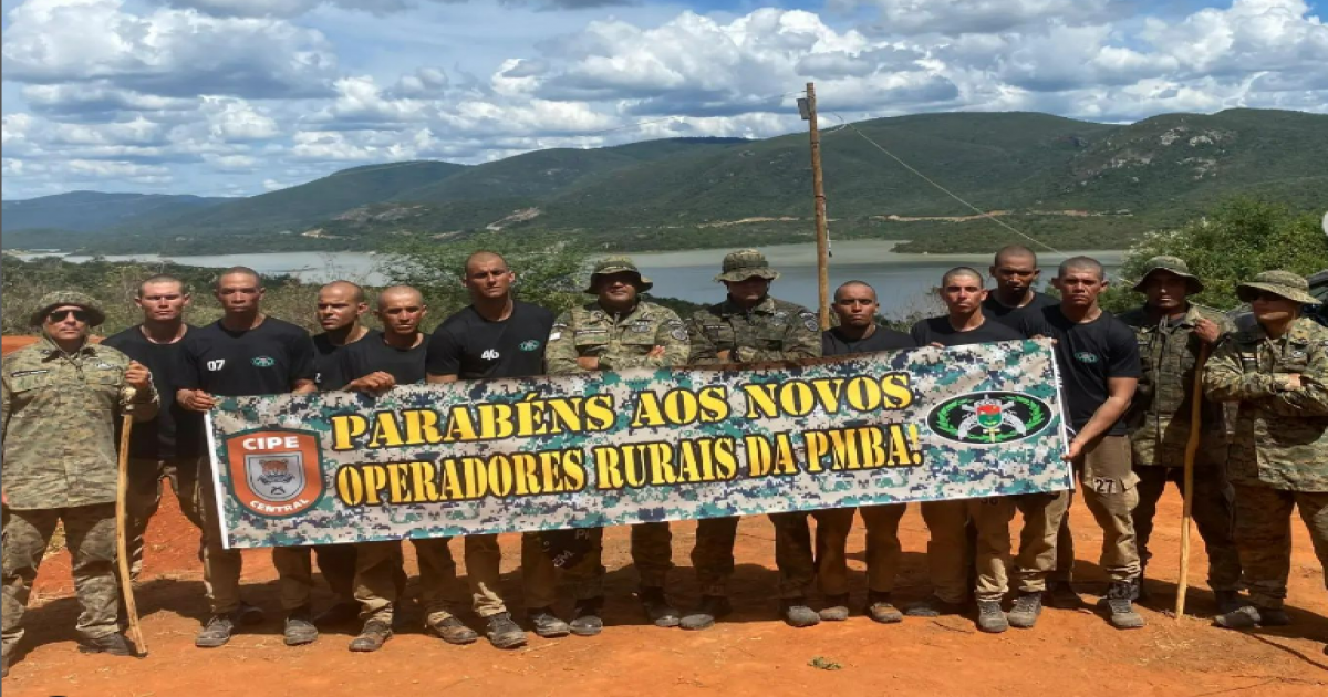Dos 47 alunos da CIPE Central, só 9 passaram no curso de operações rurais