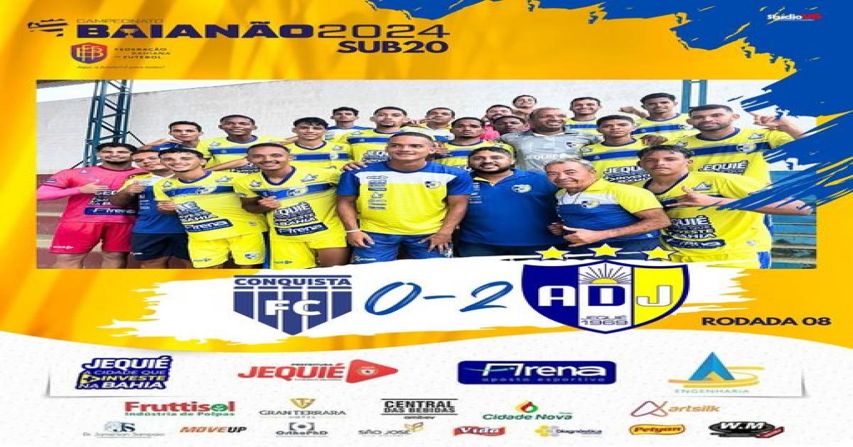 ADJ sub 20 vence o Conquista fora de casa e segue na luta pela classificação