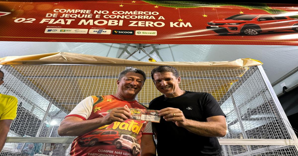 Segundo carro da campanha de Natal do comércio de Jequié saiu para moradora do São Judas Tadeu