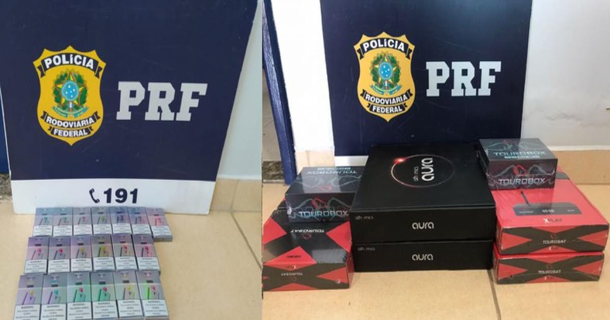 PRF apreende carga de mercadorias contrabandeadas em Poções