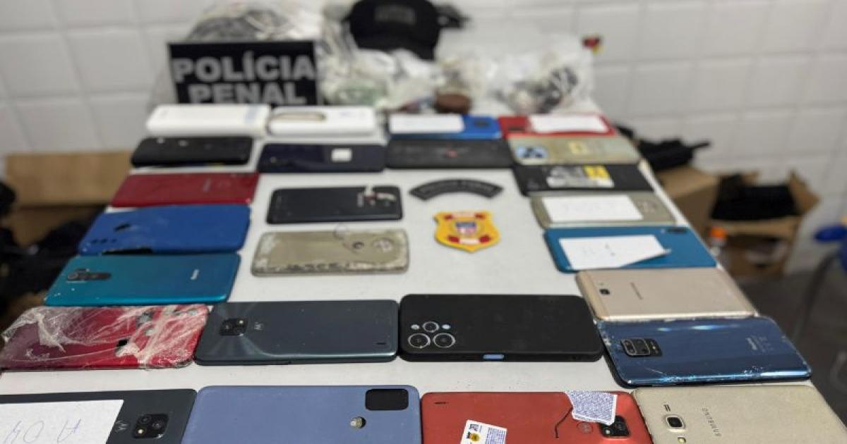 Operação enxugando gelo l forças de segurança encontraram 20 celulares em presídio no norte da Bahia