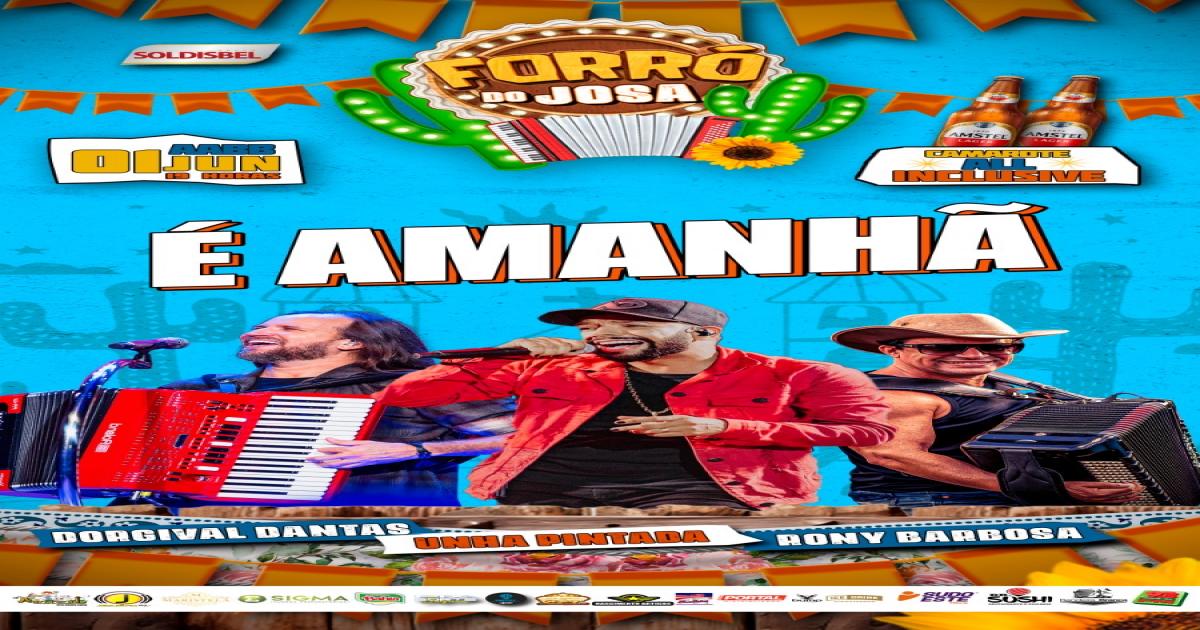 Confira a ordem de apresentação das bandas no Forró do Josa