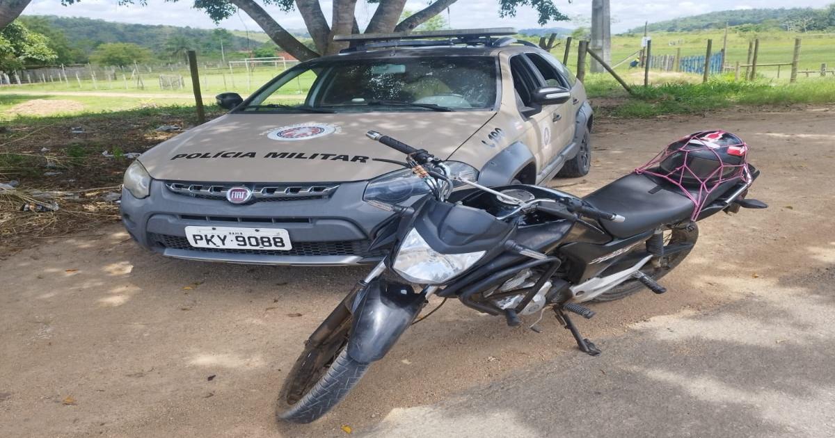 Operação Força Total apreende moto com placa clonada em Ibirataia