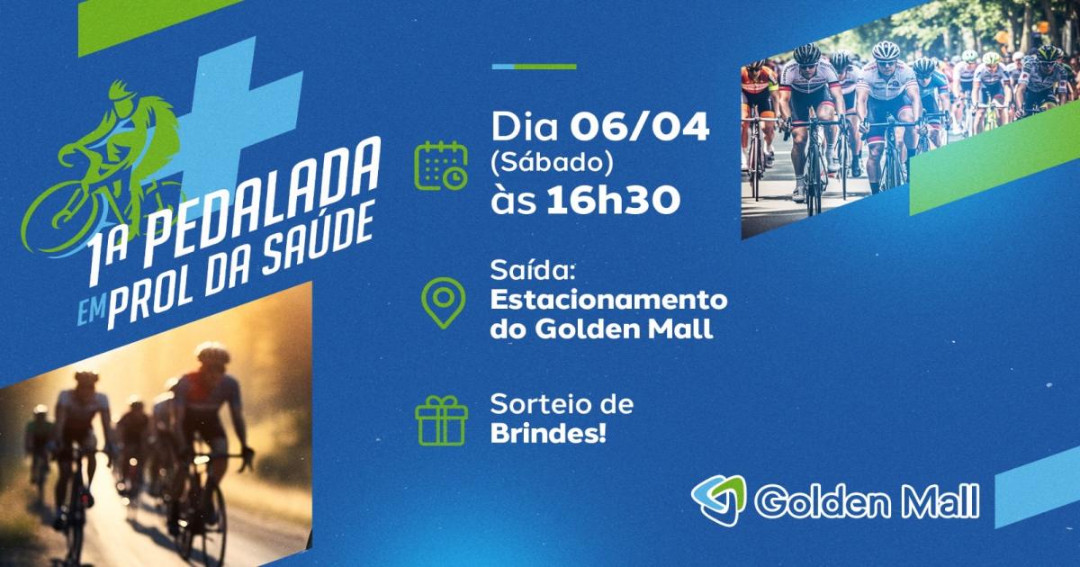 Golden Mall realiza pedal da saúde