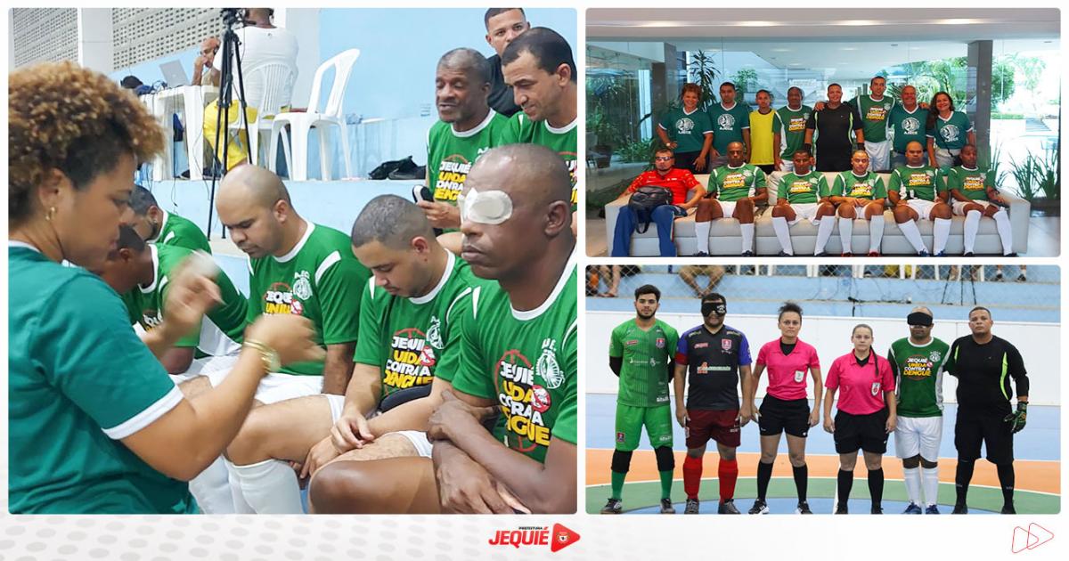 Com apoio da Prefeitura de Jequié, AJECE se classifica para semifinais do Campeonato Regional Nordeste de Futebol de Cegos