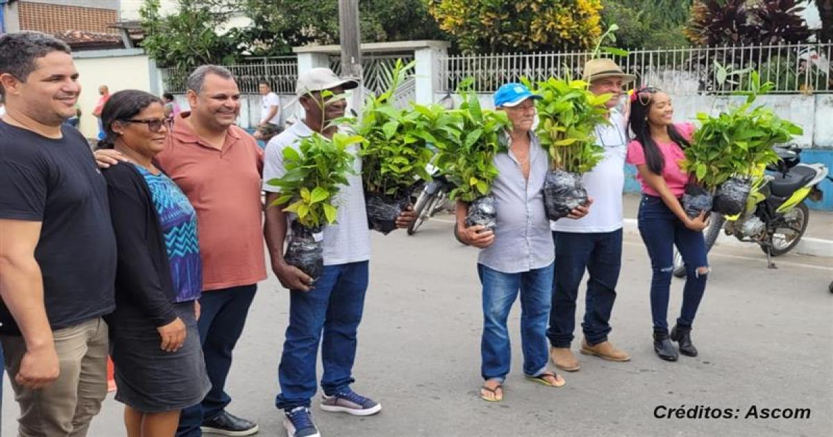 Secretaria de Meio Ambiente fez a distribuição de 4.300 mudas de Árvores Frutíferas e Essências Florestais na Expo feira