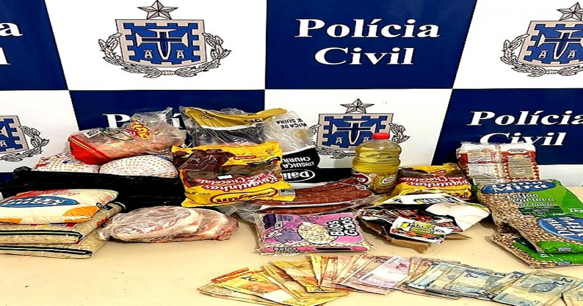 POLICIA CIVIL PRENDE EM FLAGRANTE SUSPEITOS DE FURTO EM ESTABELECIMENTO COMERCIAL E RECUPERA OBJETOS SUBTRAÍDOS EM BREJÕES.