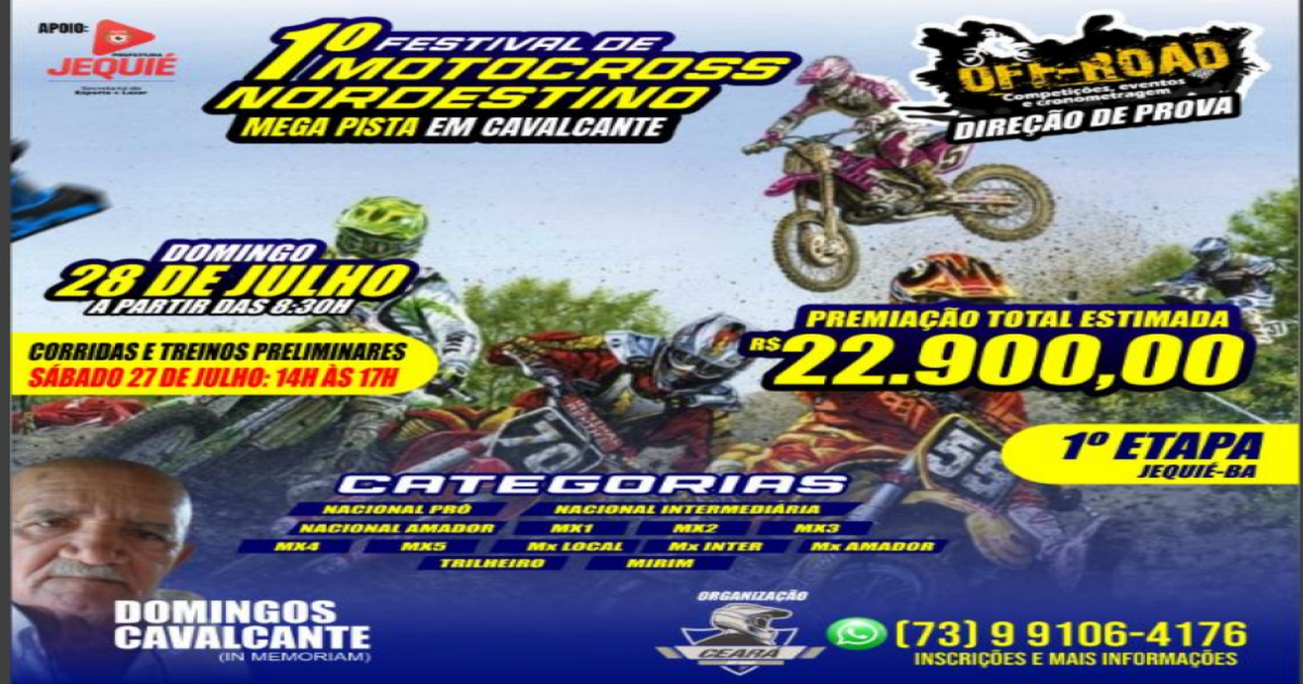 Primeiro Festival de Motocross do Nordeste em Jequié