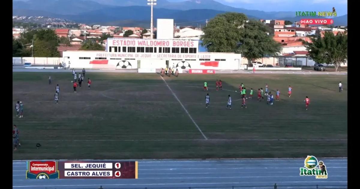 Intermunicipal l Seleção de Jequié sofre goleada jogando em casa