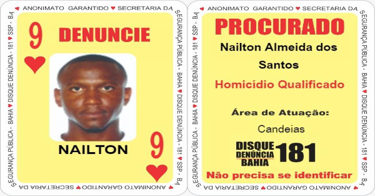 Forças da Segurança da Bahia e de SP capturam 9 de Copas do Baralho do Crime