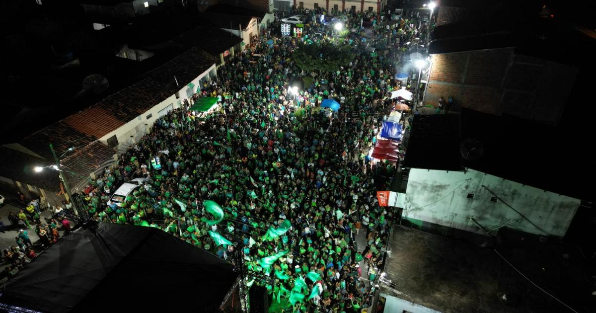 Prefeito Marcelo realiza o maior comício da história política de Jitaúna