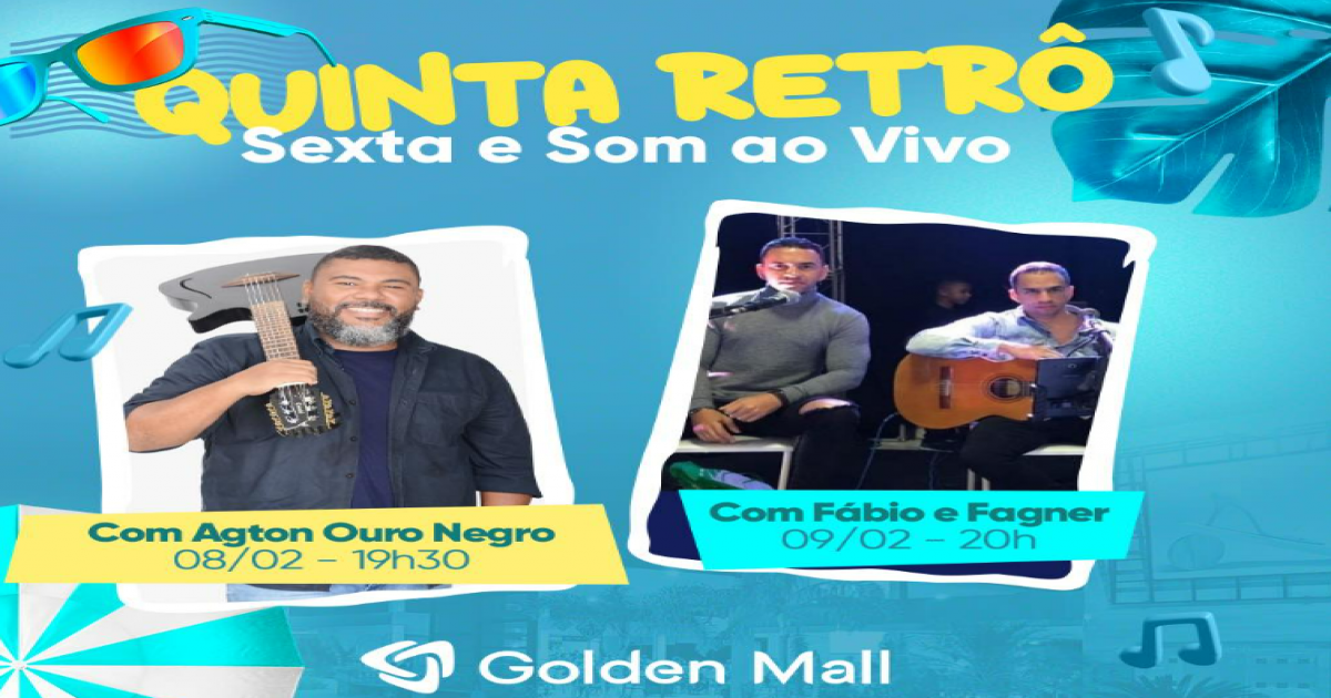 Vem pro aquecimento do Carnaval no Golden Mall!