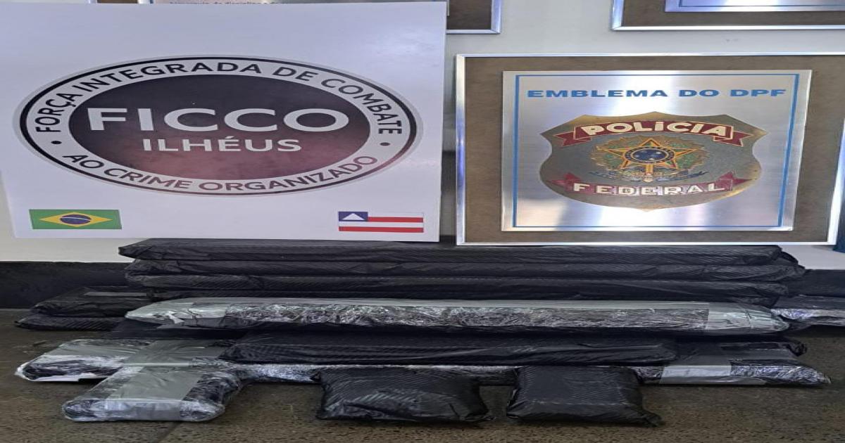 FICCO Ilhéus e PF interrompem transporte de cocaína em navio cruzeiro
