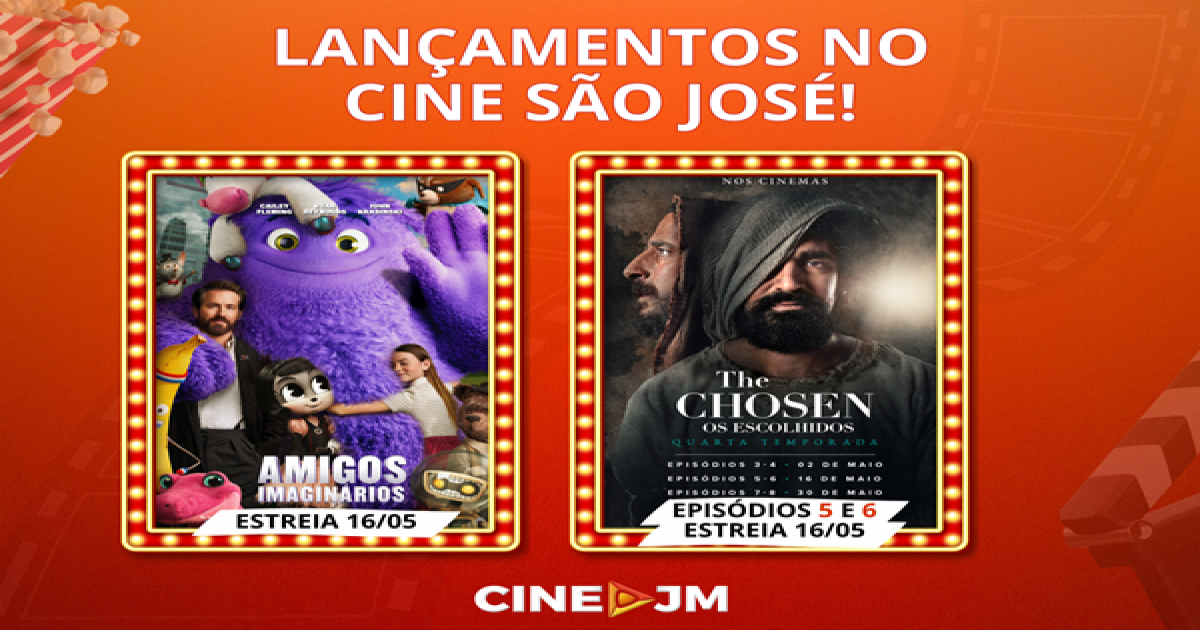 SEMANA DE LANÇAMENTO NO CINE SÃO JOSÉ!