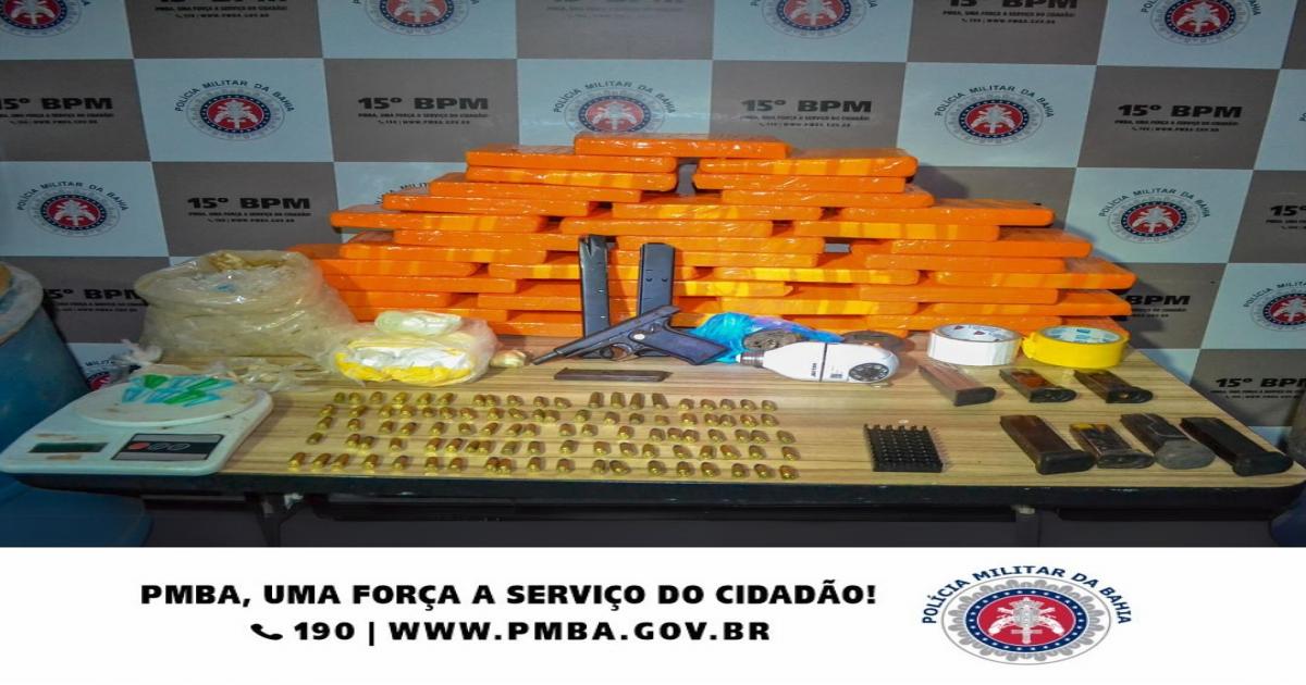 Itabuna: operação policial apreende mais de 200 kg de drogas no bairro Antique