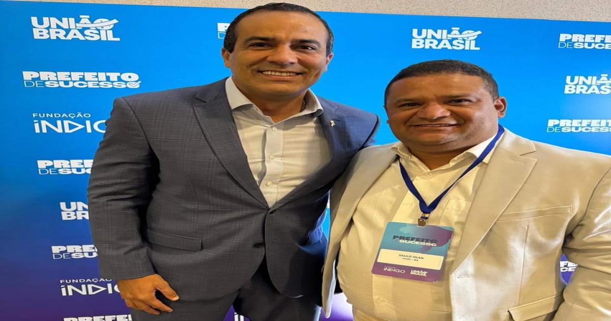 Itagi : Prefeito Saulo participa de evento do União Brasil em Brasília.