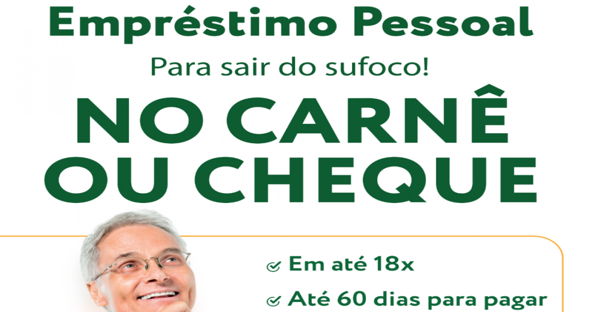 Empréstimo pessoal para sair do sufoco  é na  Unisol