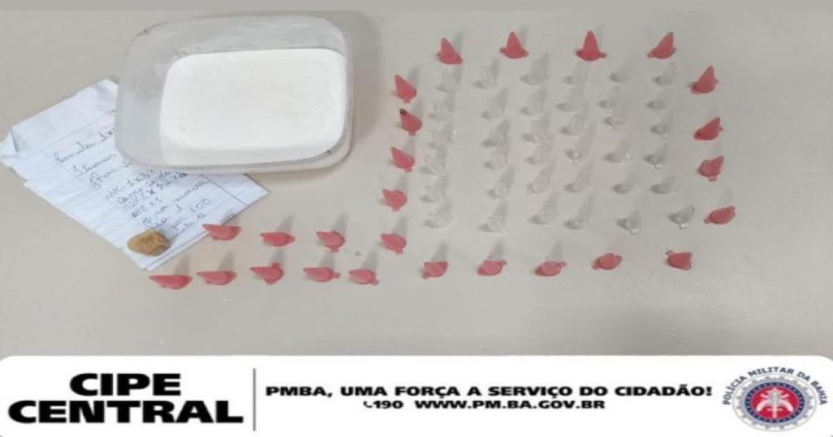 Ibirataia: Mulher suspeita de tráfico foi presa pela CIPE Central