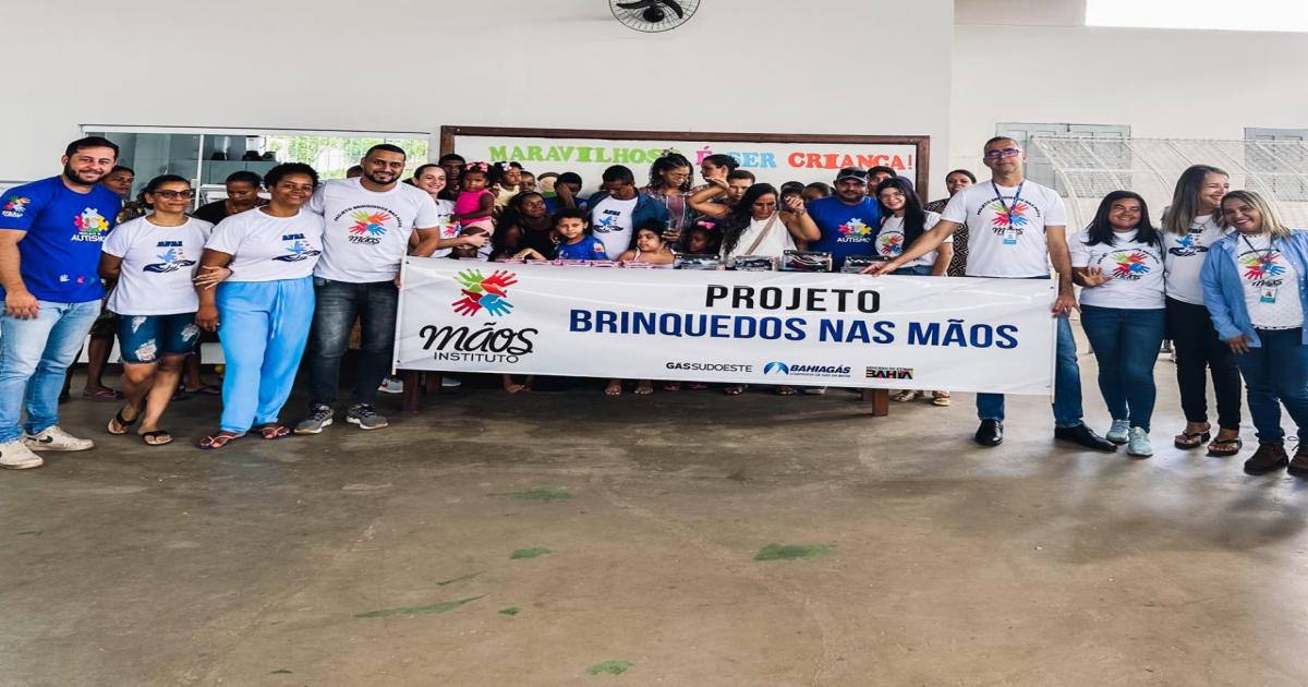 Projeto Brinquedos nas Mãos leva alegria para crianças do Território do Médio Rio de Contas