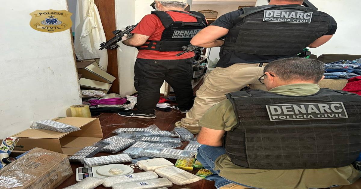 Mais de 12 mil comprimidos de anfetamina são encontrados pelo Denarc em Conquista