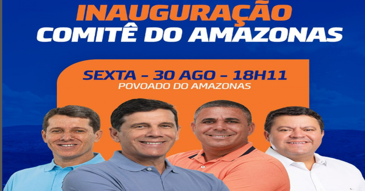 Agenda dos candidatos l Inauguração do comitê do 11 no povoado do Amazonas