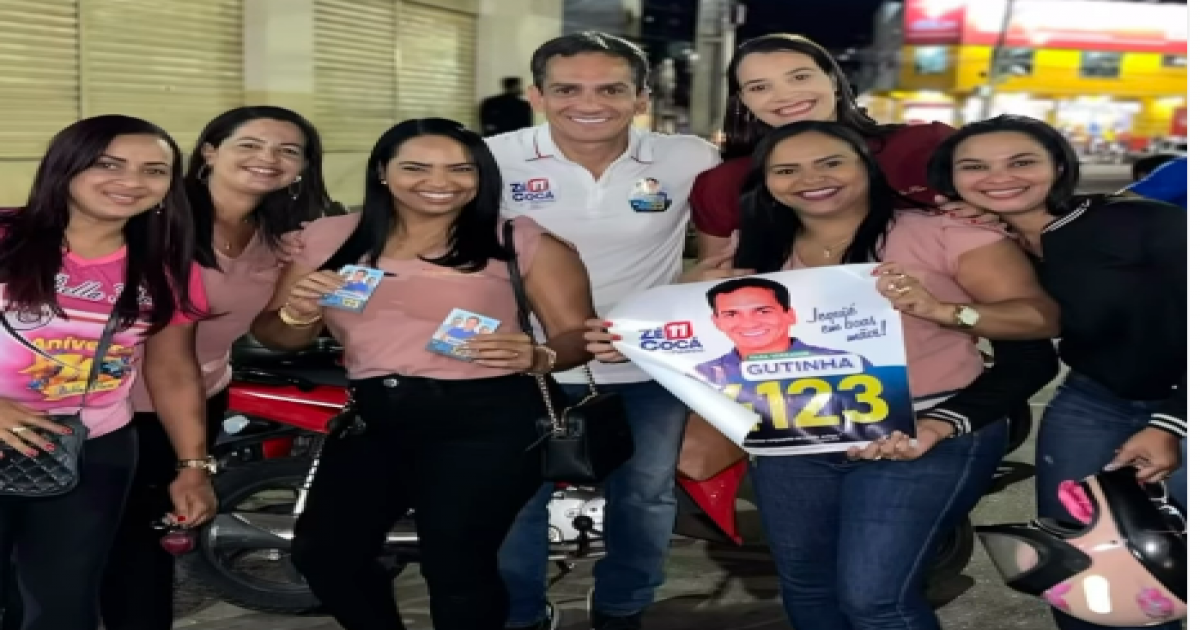 Agenda de campanha l Gutinha fez caminhada no bairro no bairro Joaquim Romão e se emocionou ao lembrar de sua infância