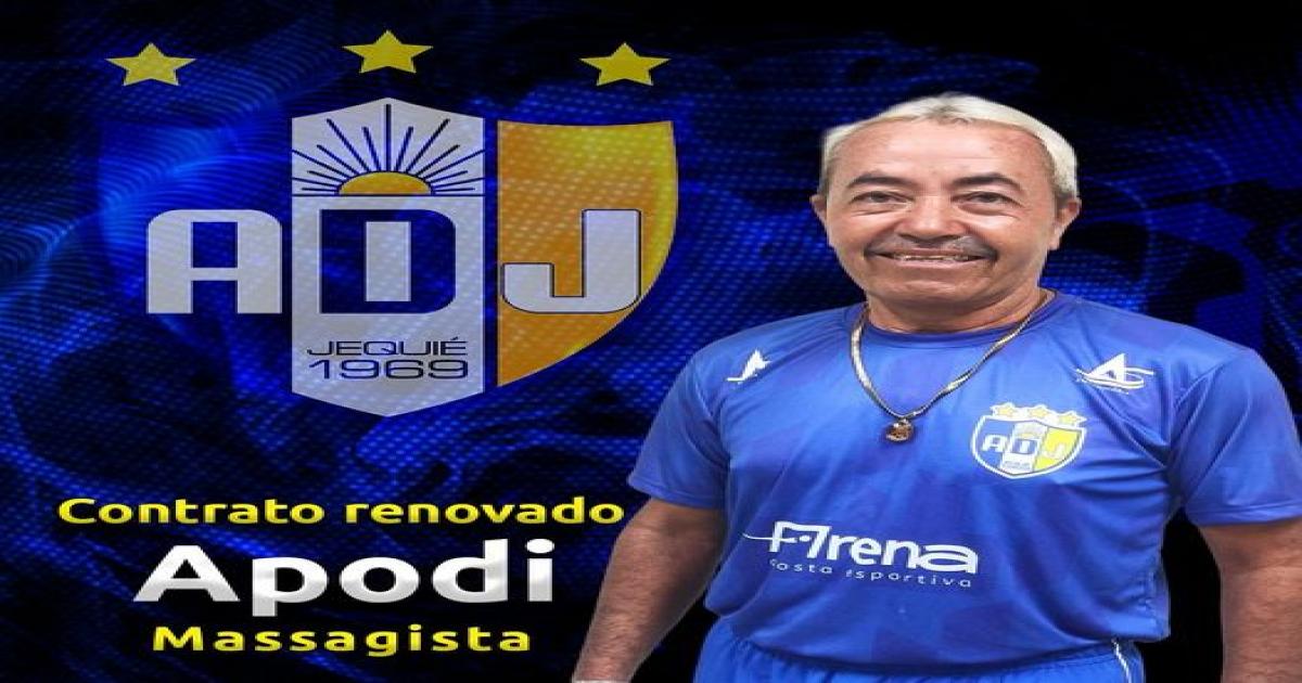 Massagista Apodi renova contrato com a ADJ