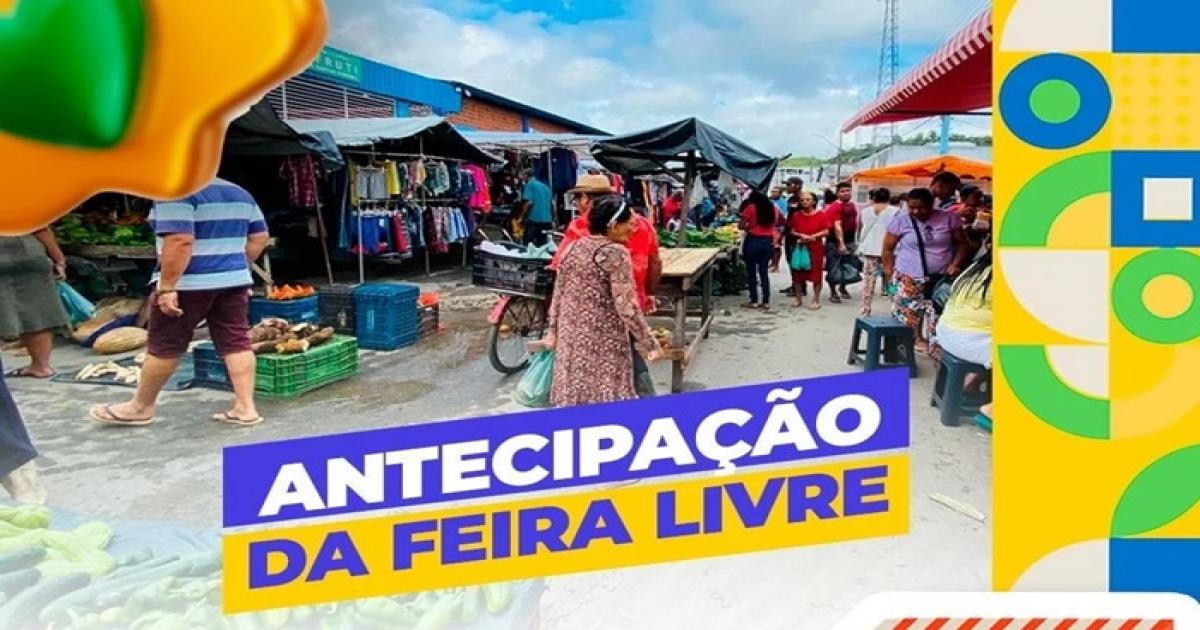 Prefeitura de Jitaúna antecipa feira Livre para sexta, dia 12, por conta das festividades de São Pedro