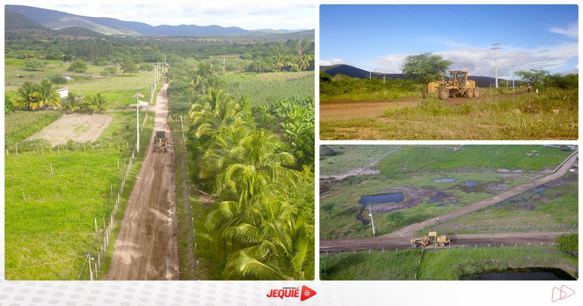 Prefeitura de Jequié intensifica recuperação das estradas vicinais no povoado da Fazenda Velha