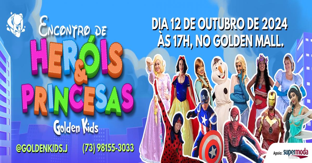 Dia das crianças é no Golden Mall