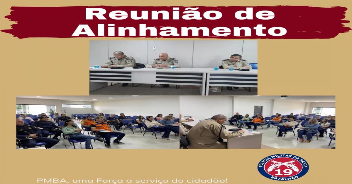Comando do 19BPM fez reunião de alinhamento da segurança para os festejos juninos em Jequié