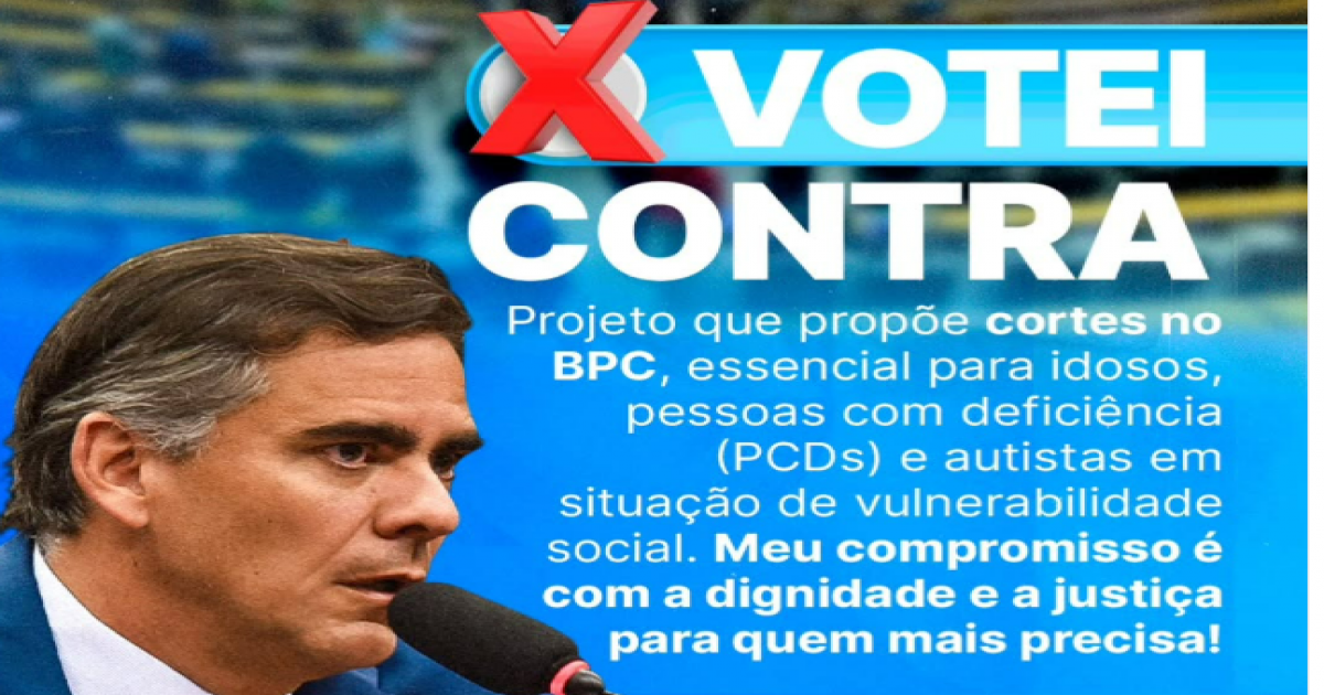 Leur Lomanto Jr votou contra o fim do BPC
