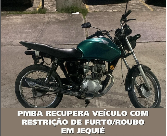 Motoqueiro tentou resistir a abordagem da Rondesp e foi preso com moto roubada