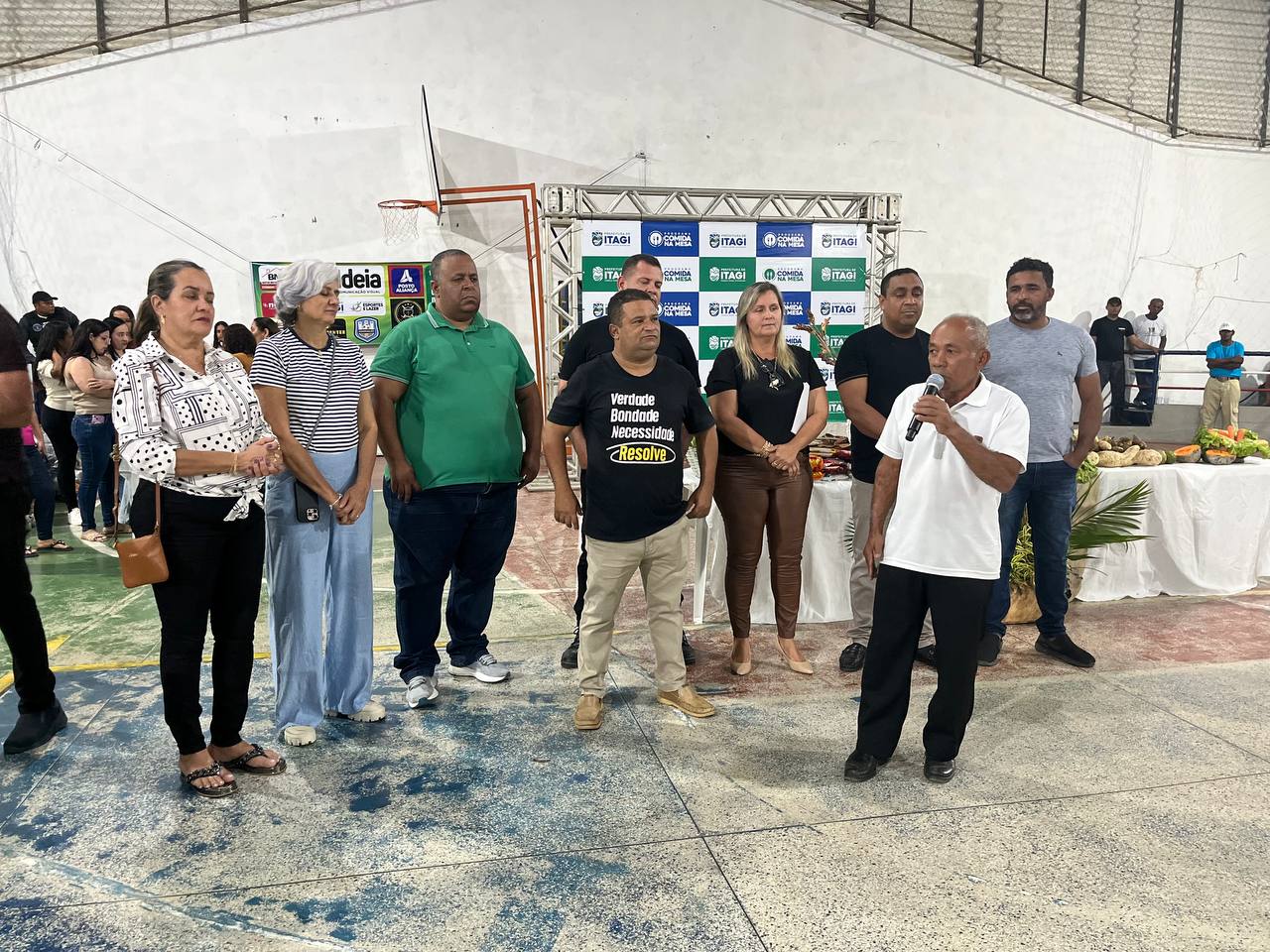 Itagi : Lançamento do Programa Comida na Mesa: Uma Ação de Apoio às Famílias Itagi : Lançamento do Programa Comida na Mesa: Uma Ação de Apoio às Famílias