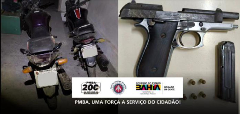 Operação policial em Barro Preto resulta em confronto, apreensão de arma e recuperação de motocicleta roubada Operação policial em Barro Preto resulta em confronto, apreensão de arma e recuperação de motocicleta roubada