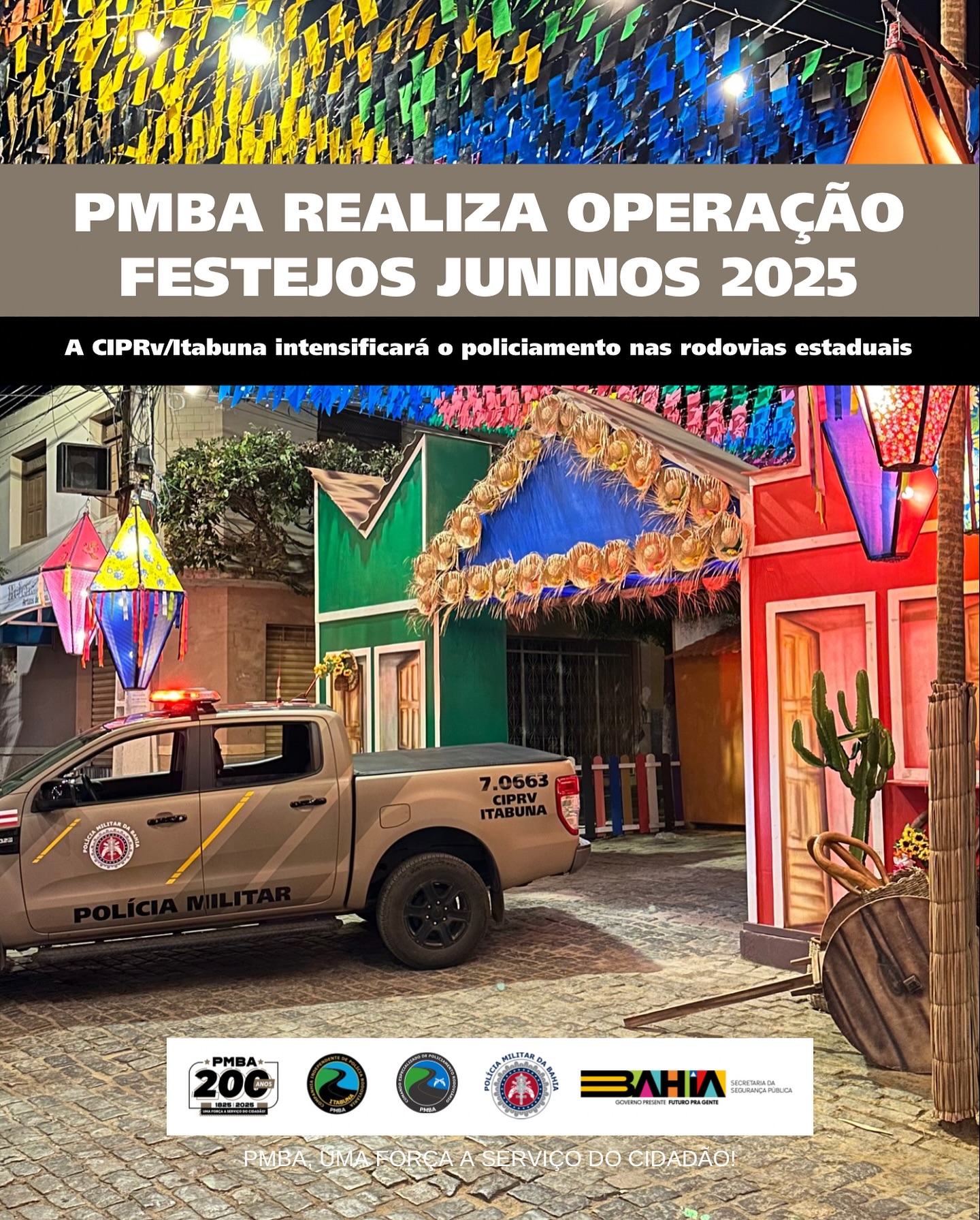 PRE iniciou operação Festas Juninas nas rodovias baianas