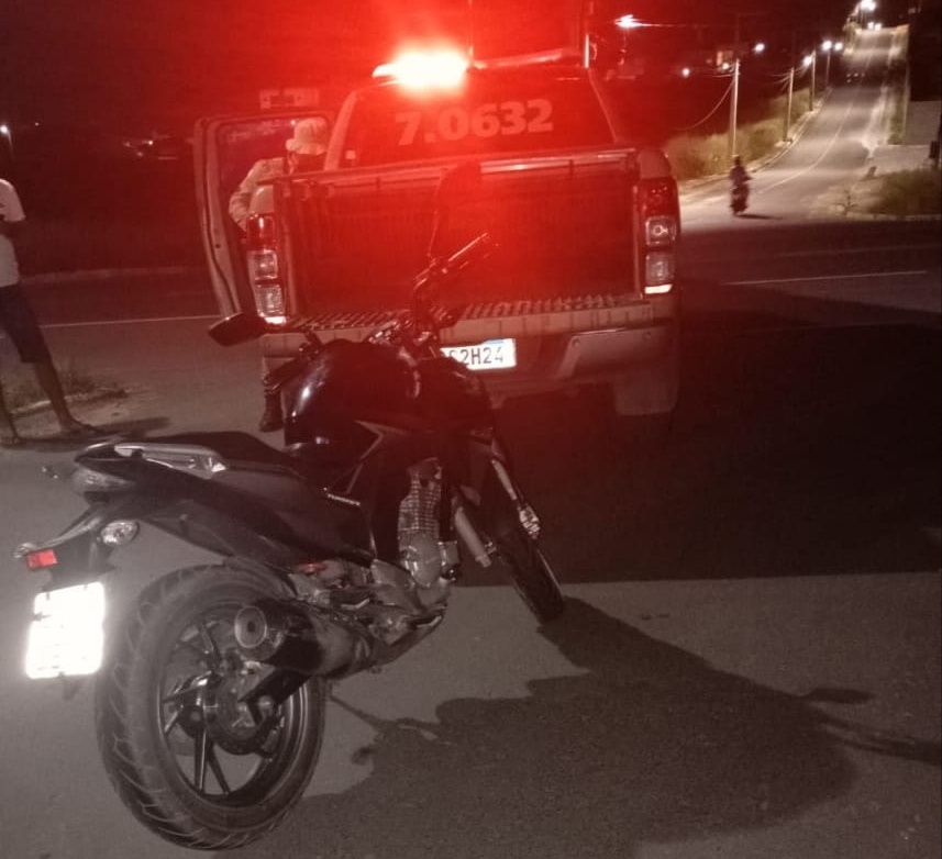 Motoqueiro alcoolizado é detido em flagrante na estrada de Florestal