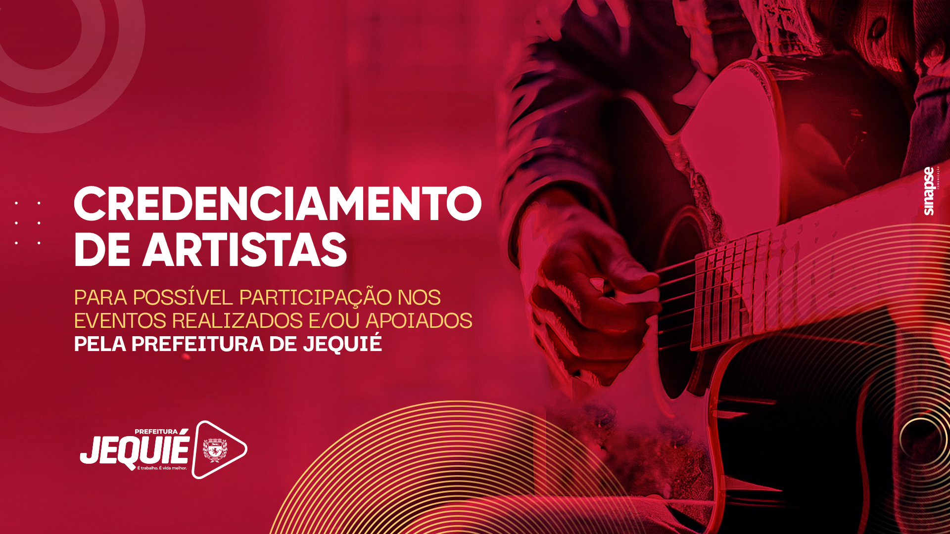 Prefeitura de Jequié abre credenciamento de artistas, músicos, bandas para possível participação nos eventos promovidos ou apoiados pela administração