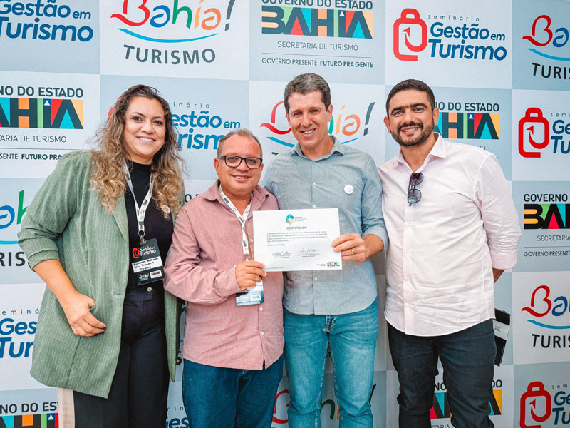 Jequié recebe mais uma vez certificado de integração ao Mapa do Turismo Brasileiro
